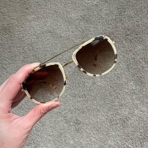 KREWE breton sunglasses (original) in matte oyster